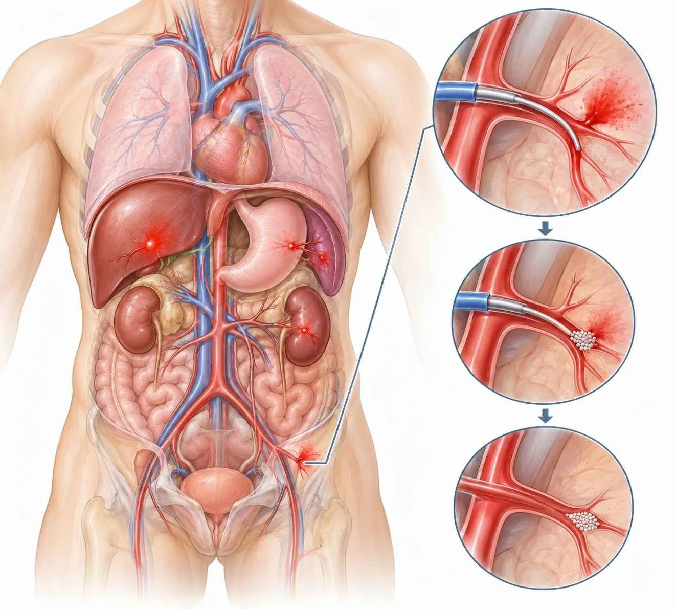 Types of Bleeding Treated With Embolisation